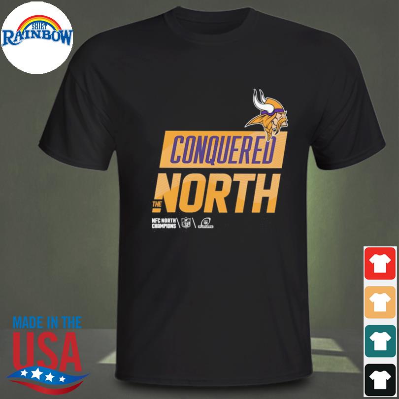Vikings conquered north the nfc north champions shirt