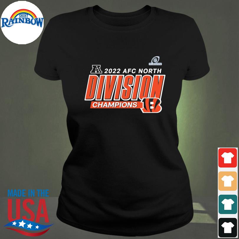 Cincinnati Bengals 2022 AFC North Division Champions Playoffs shirt,  hoodie, sweater, long sleeve and tank top