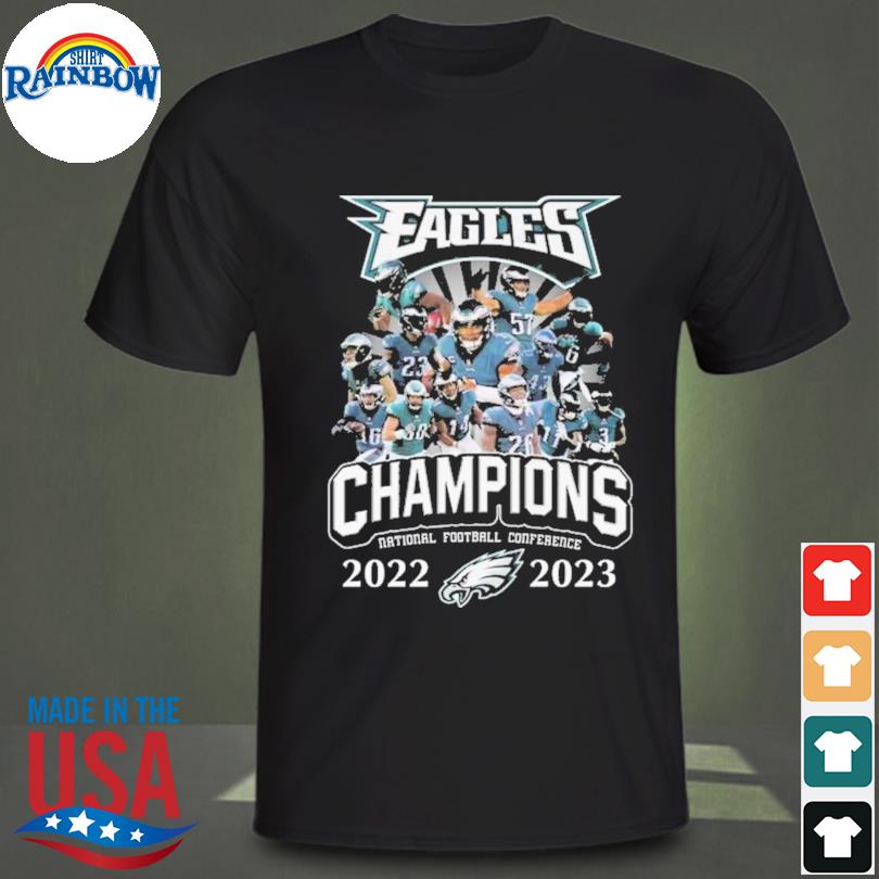 Philadelphia Eagles Team Champions National Football Conference 2022-2023  Shirt, hoodie, sweater, long sleeve and tank top