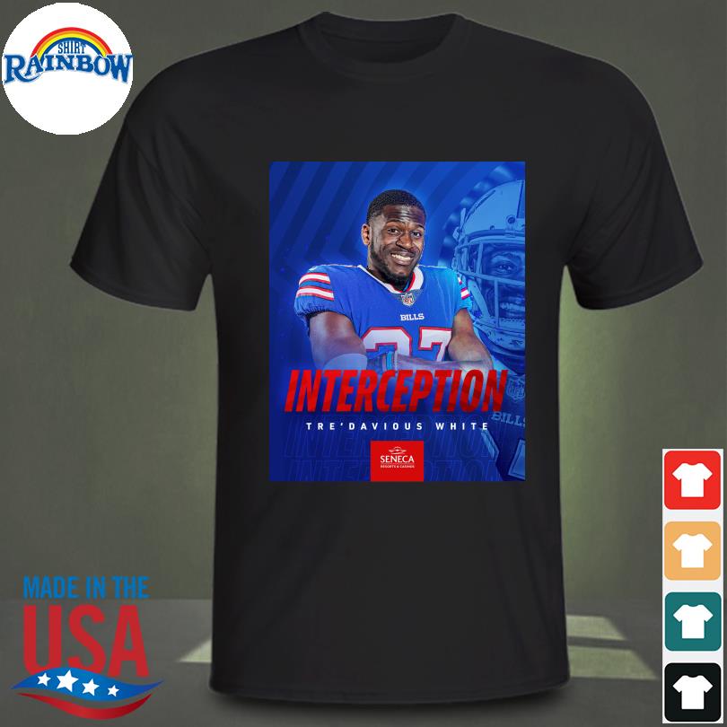 Buffalo Bills Interception Tre'davious White shirt, hoodie, sweater, long  sleeve and tank top