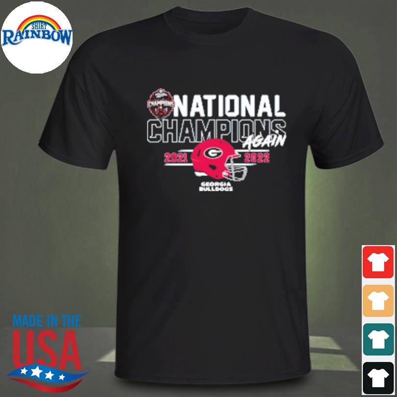 Georgia Bulldogs Champion Back-To-Back College Football Playoff National  Champions T-Shirt - Black