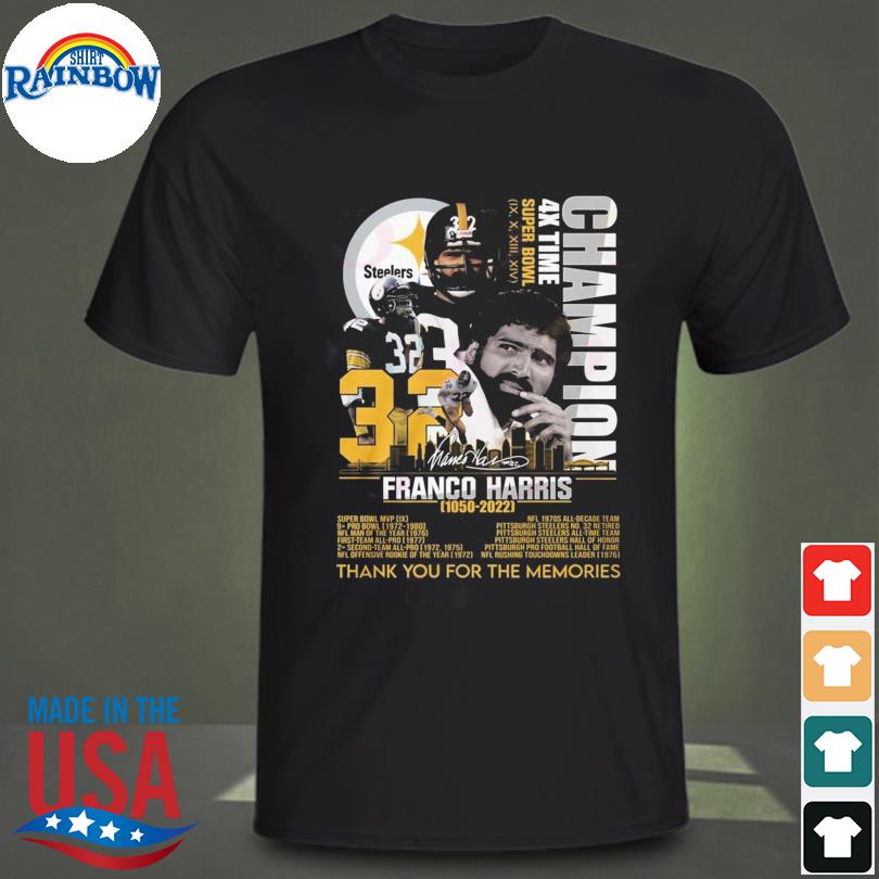 Pittsburgh Steelers Franco Harris running back signature shirt, hoodie,  sweatshirt and tank top