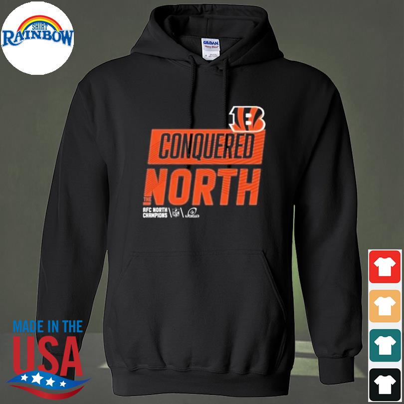 Cincinnati bengals conquered north shirt, hoodie, sweater, long sleeve and  tank top