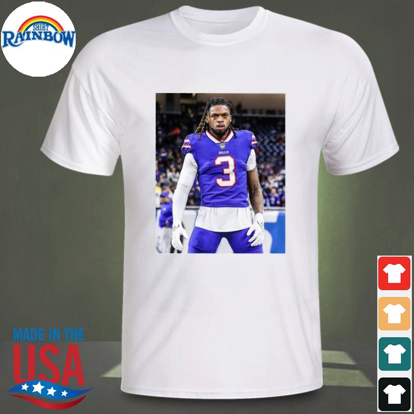 Damar Hamlin debuts 'Did We Win?' t-shirts after Bills win