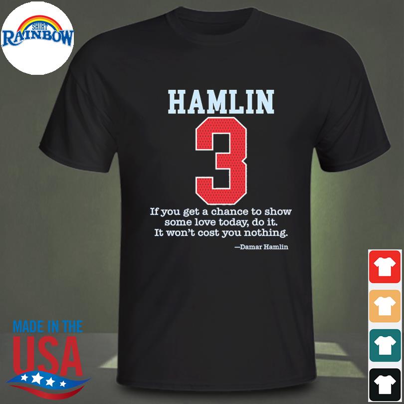 Cheap Buffalo Bills Damar Hamlin Jersey Two Side Shirt - Wiseabe