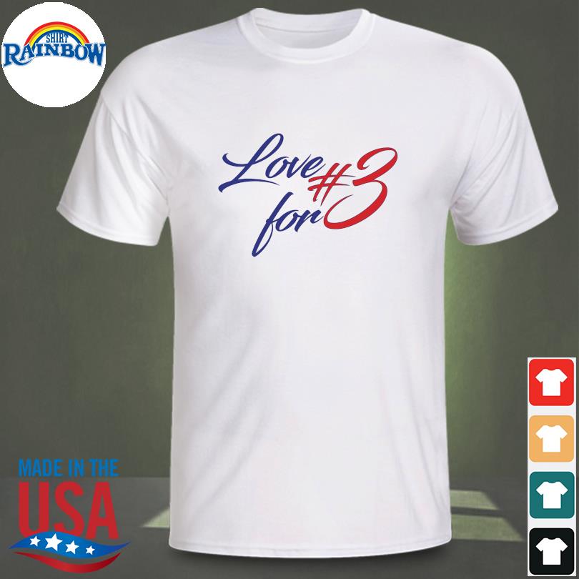 Love For 3 Damar Hamlin Buffalo Bills Jersey Game - BTF Store