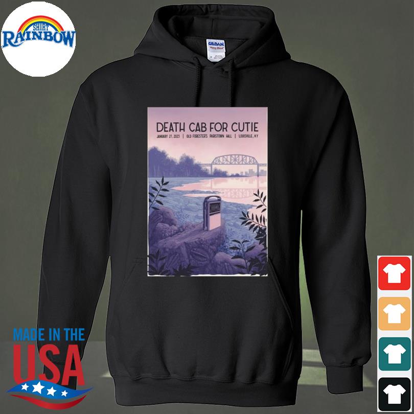 Death cab for cutie 2023 january 27th old forester's paristown hall s hoodie
