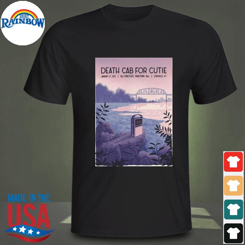 Death cab for cutie 2023 january 27th old forester's paristown hall shirt