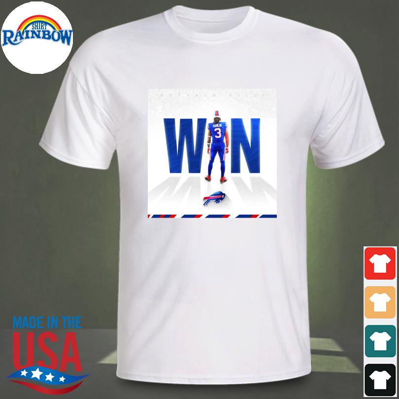 Damar Hamlin debuts 'Did We Win?' t-shirts after Bills win