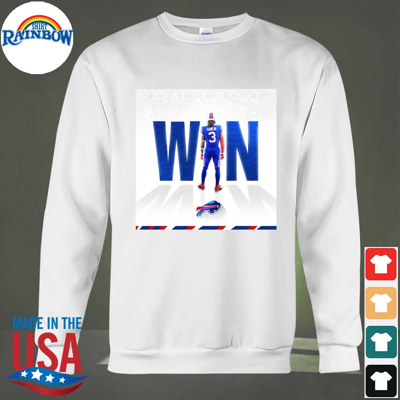 Damar Hamlin debuts 'Did We Win?' t-shirts after Bills win