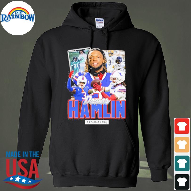 Funny damar hamlin buffalo bills dreamathon 2023 shirt, hoodie