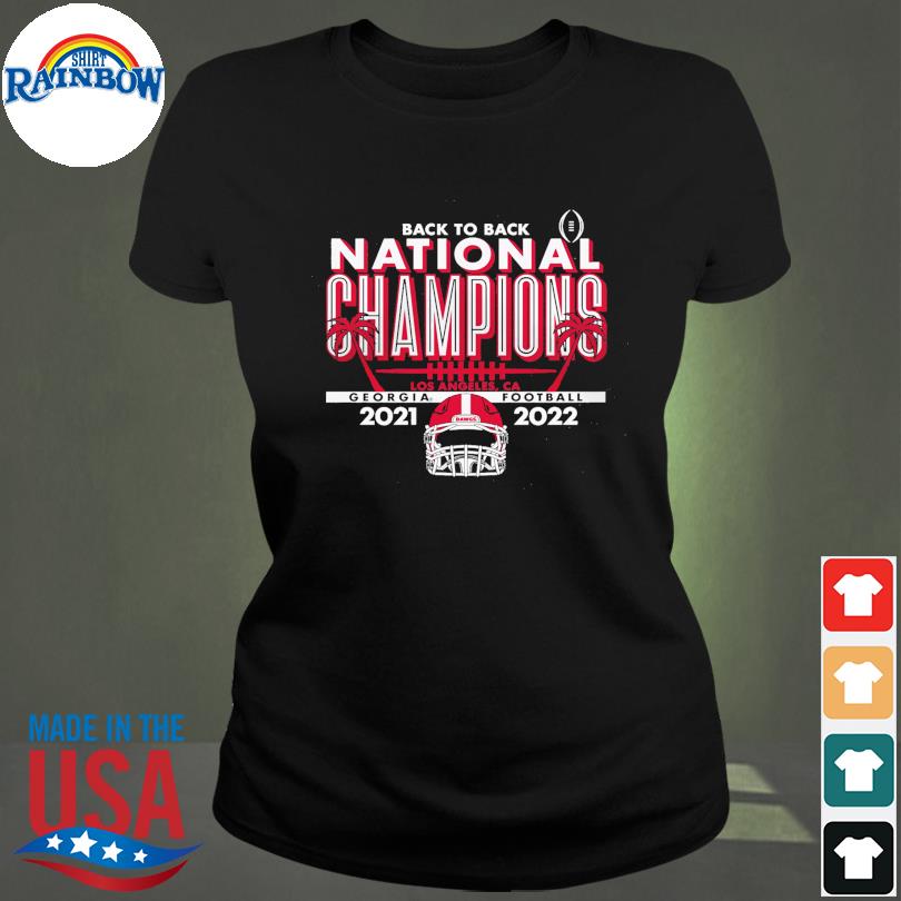 Georgia Bulldogs Blue 84 Youth College Football Playoff 2021 National  Champions Schedule T-Shirt - Red