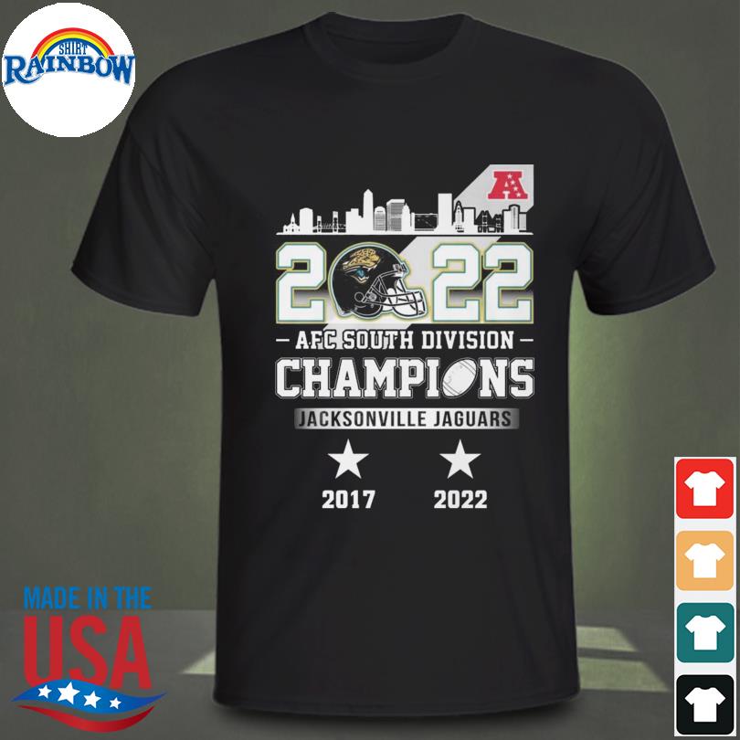 2017 2022 AFC south division champions Jacksonville Jaguars shirt, hoodie,  sweater, long sleeve and tank top