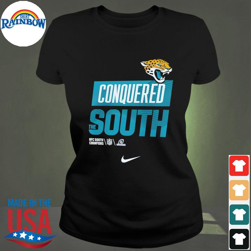 Jacksonville Jaguars Conquered South the AFC South Champions Nike shirt,  hoodie, sweater, long sleeve and tank top