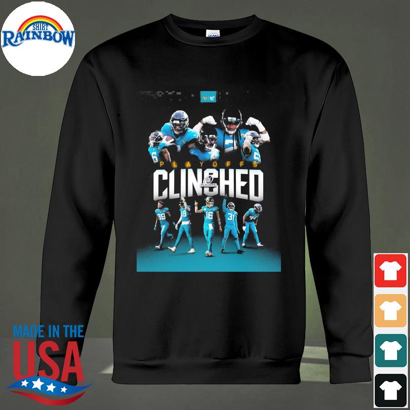 Jacksonville Jaguars playoffs Clinched shirt, hoodie, sweater, long sleeve  and tank top