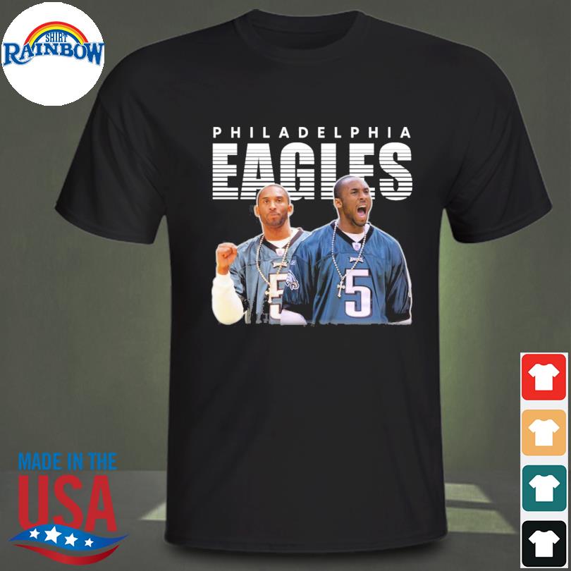 Kobe Bryant Wearing Philadelphia Eagles Jersey Shirt - High-Quality Printed  Brand