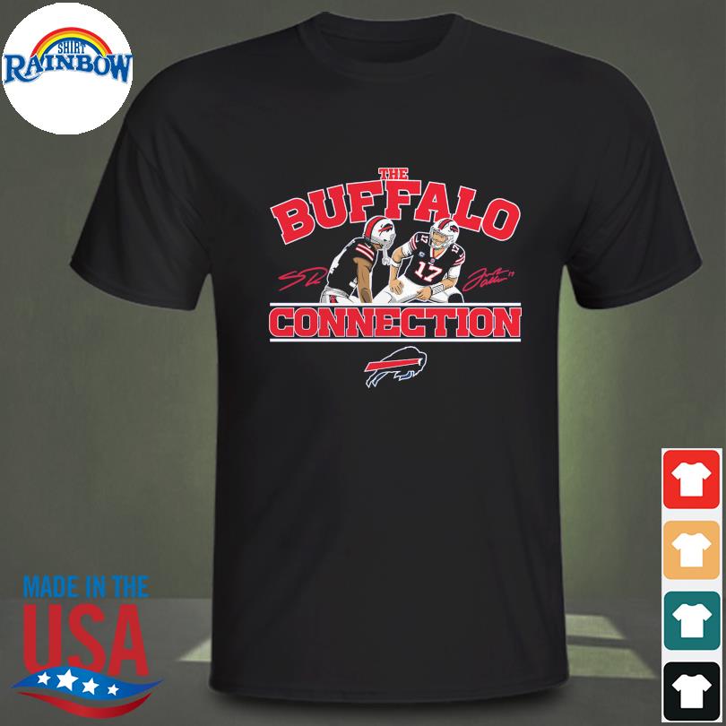 Official josh allen and stefon diggs buffalo connection shirt, hoodie,  sweater, long sleeve and tank top