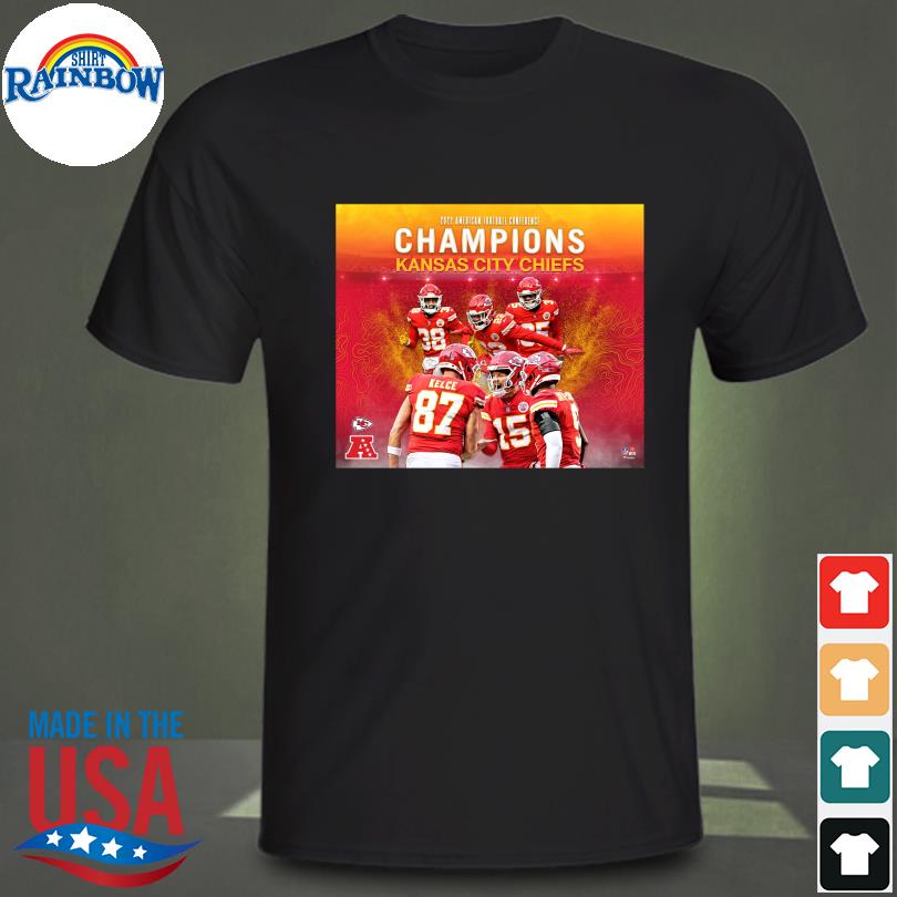 Kansas city Chiefs 2022 afc champions collage shirt