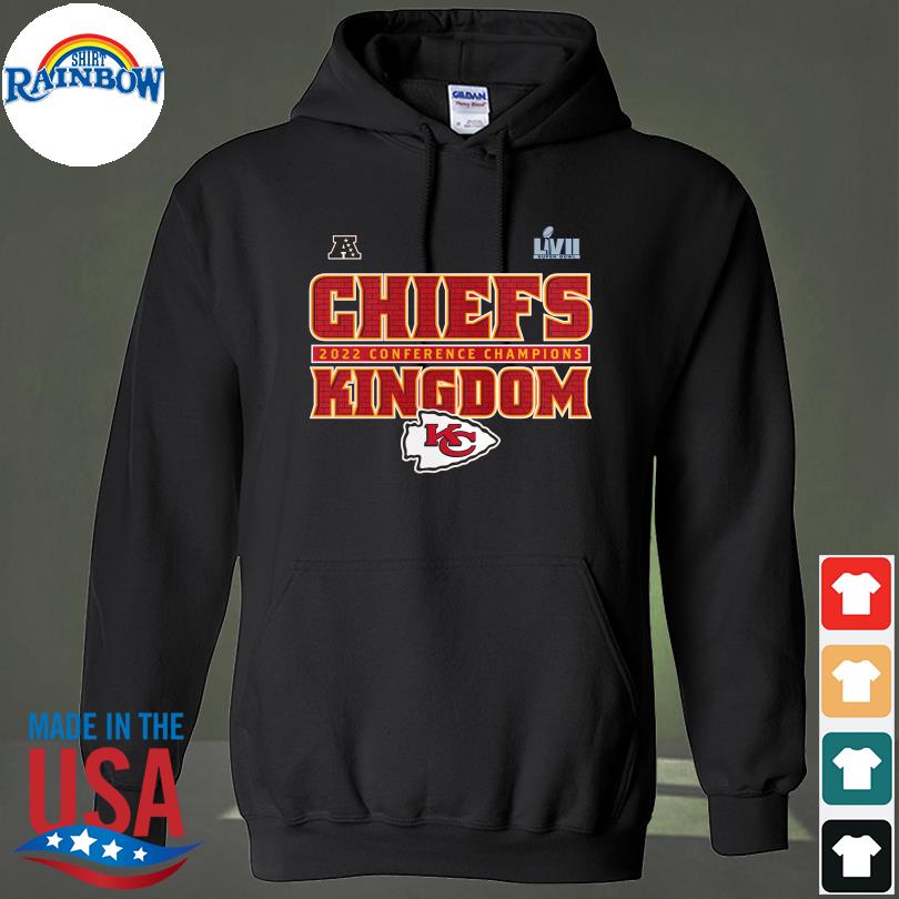 Kansas city Chiefs 2022 afc champions team kingdom s hoodie