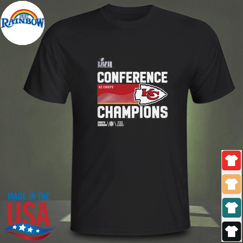 Kansas City Chiefs 2022 Afc Champions Super Bowl Lvii 2023 Shirt Ladies T- shirt