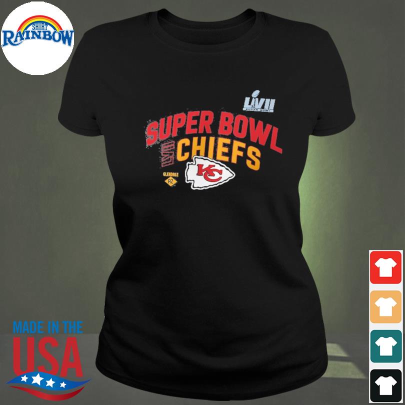 Kansas City Chiefs Super Bowl LVII Team Logo Lockup T-Shirt