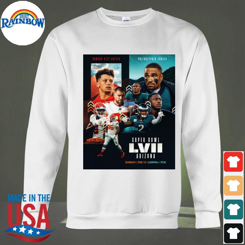 Philadelphia Eagles Super Bowl LVII shirt, hoodie, sweater, long sleeve and  tank top