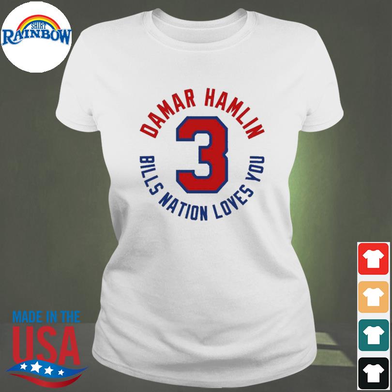 Love For 3 Damar Hamlin Shirt - Tiniven