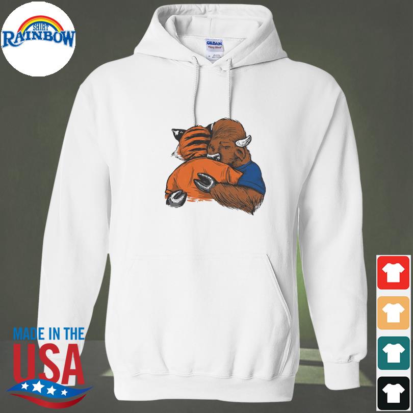 Mascot Buffalo Bills Hug Mascot Cincinnati Bengals Shirt, hoodie, sweater,  long sleeve and tank top