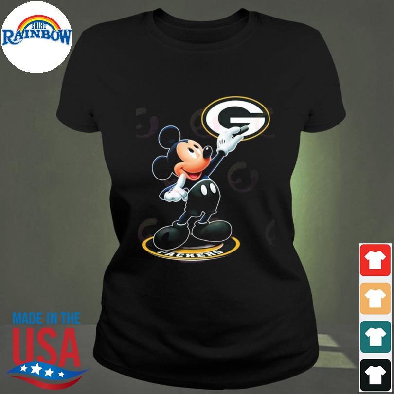 Official Mickey Mouse Nfl green bay packers logo 2023 shirt