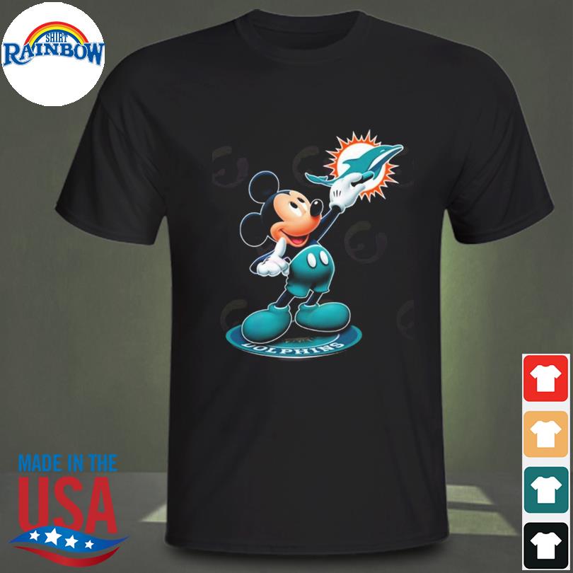 Miami Dolphins NFL Mickey Mouse player cartoon 2023 shirt, hoodie