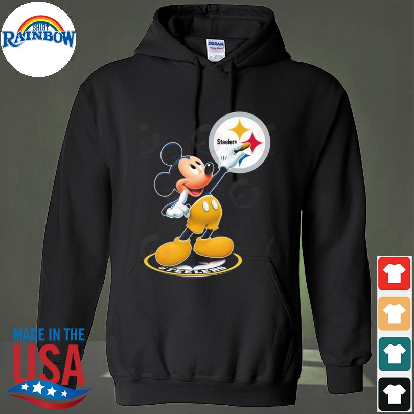 Mickey Mouse Nfl Pittsburgh steelers logo 2023 shirt, hoodie, sweater, long  sleeve and tank top