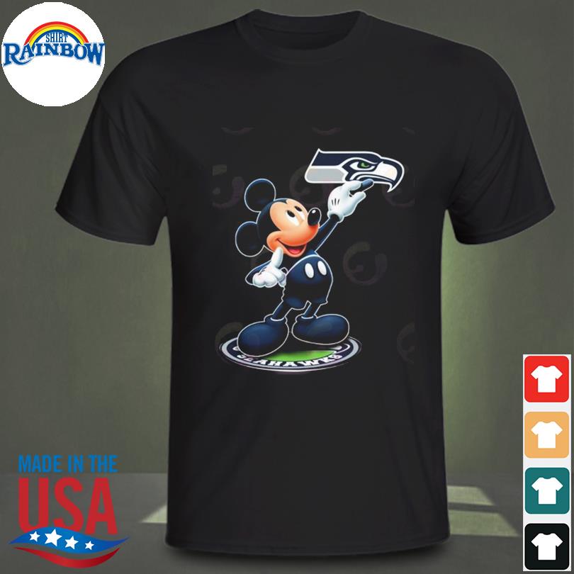 Funny NFL Seattle Seahawks Mickey And Minnie 2023 Shirt, hoodie, sweater,  long sleeve and tank top