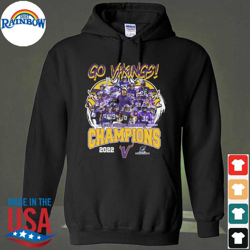 Go Minnesota Vikings Nfc North Division Champions 2022 Long Sleeve Shirt,  hoodie, sweater, long sleeve and tank top