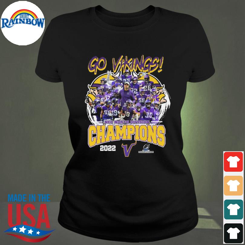 SALE] Go Minnesota Vikings NFC North Division Champions 2022 Shirt