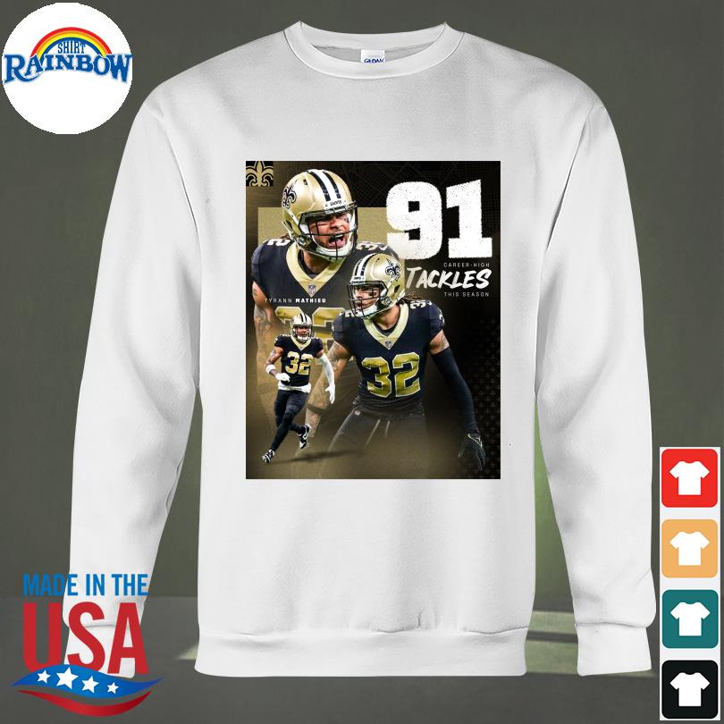 Official New Orleans Saints Tyrann Mathieu T-Shirt, hoodie, sweater, long  sleeve and tank top