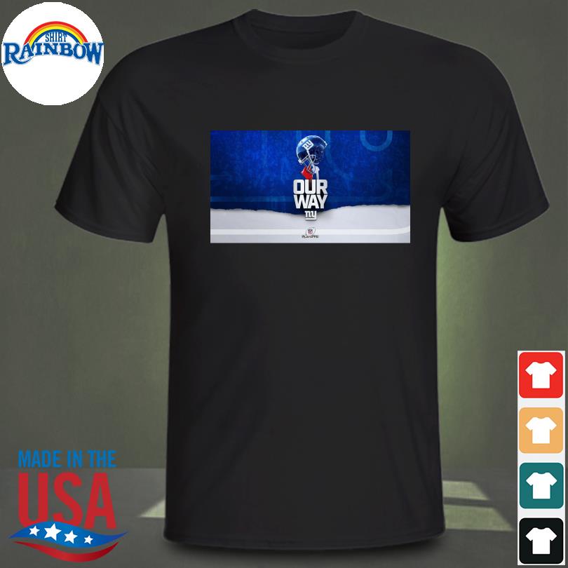 New York Giants our way logo shirt, hoodie, sweater, long sleeve and tank  top