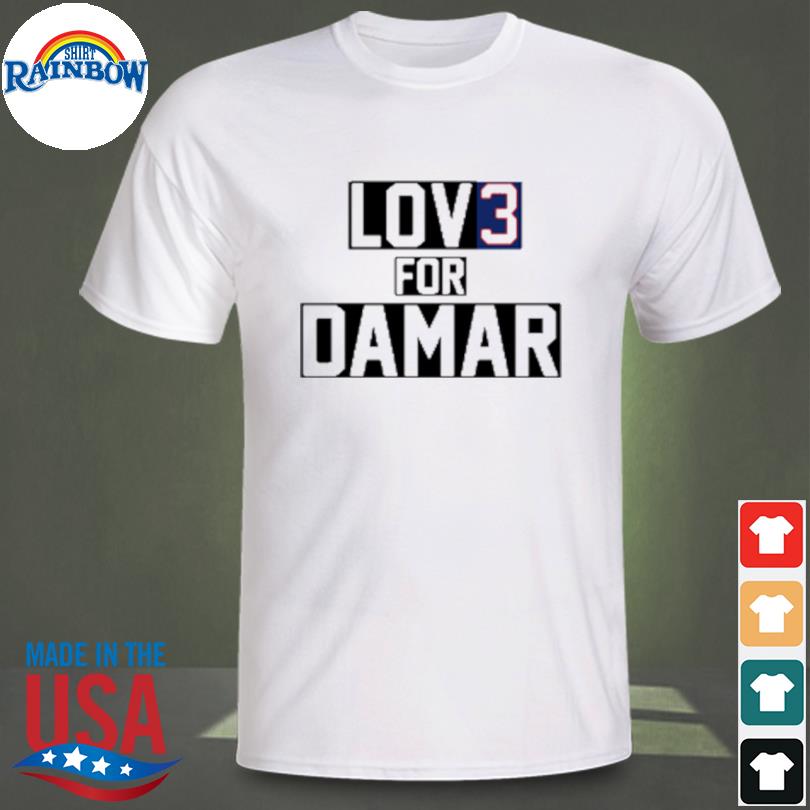 Nfl Love For 3 Damar Shirt, hoodie, sweater and long sleeve