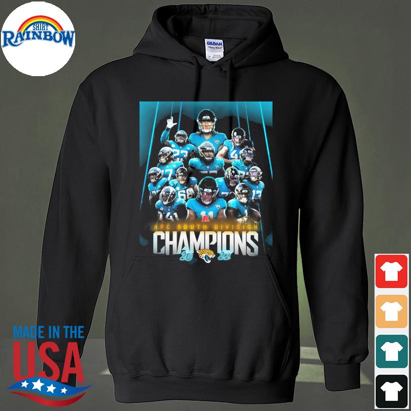 Nfl jacksonville jaguars 2022 afc south champions shirt, hoodie, sweater,  long sleeve and tank top