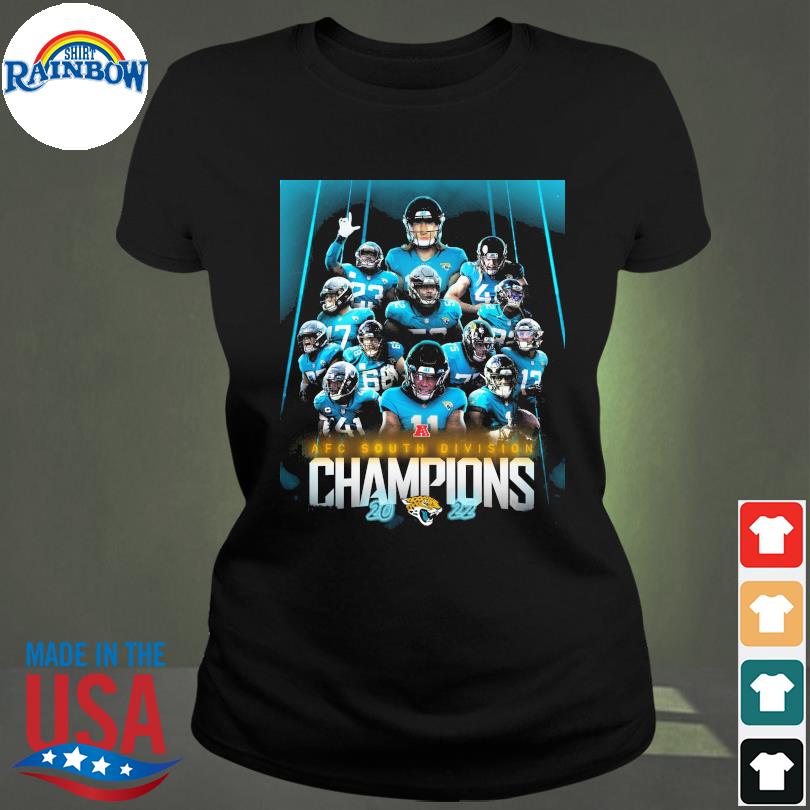 Nfl jacksonville jaguars 2022 afc south champions shirt, hoodie, sweater,  long sleeve and tank top