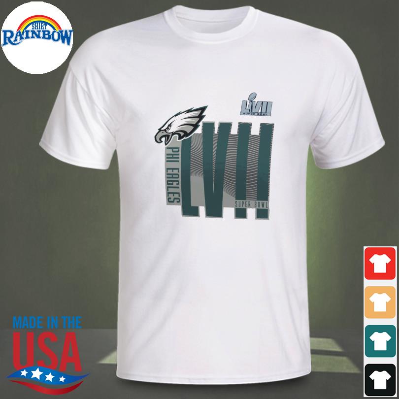 Philadelphia eagles super bowl lvii custom name & number shirt, hoodie,  sweater, long sleeve and tank top