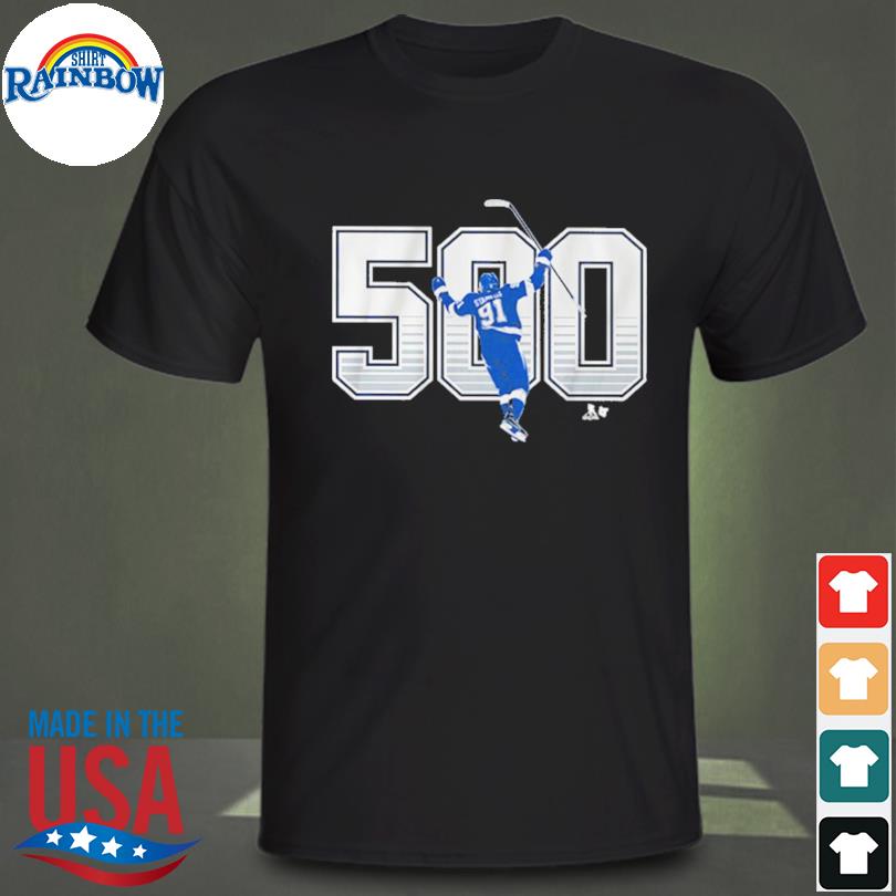 Tampa bay lightning 500 goals shirt
