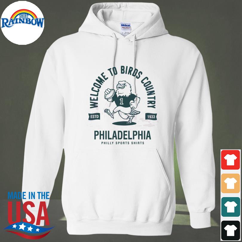 Welcome to birds country philadelphia eagles s hoodie