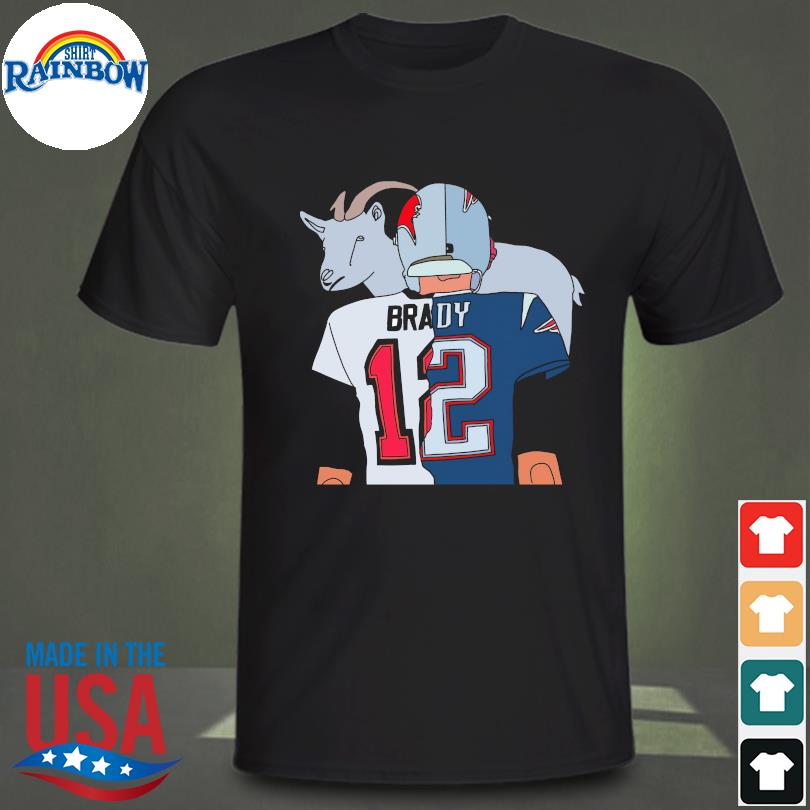 Limited Edition Tom Brady GOAT 12 Jersey Style Shirt Bucs 