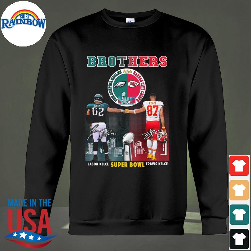 Travis Kelce Kansas City Chiefs Jason Kelce Philadelphia Eagles football  new heights NFL Jam cards shirt, hoodie, sweater and v-neck t-shirt