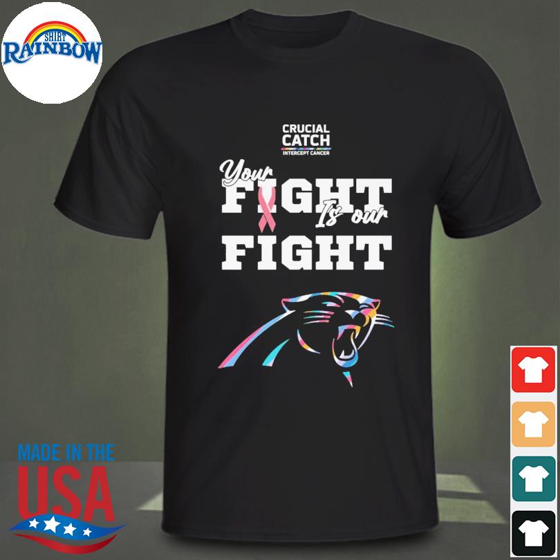 Carolina Panthers Intercept Cancer Crucial Catch shirt