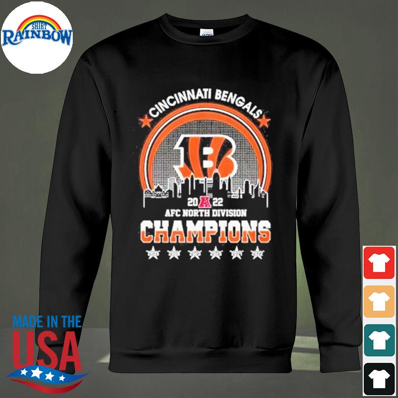 Cincinnati Bengals AFC North Division Champions run the North Champions  shirt, hoodie, sweater, long sleeve and tank top