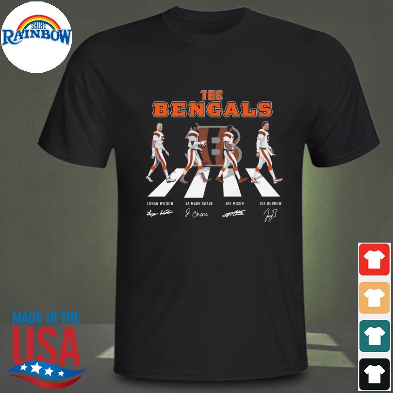 The Cincinnati Bengals Abbey Road Signatures T-Shirt, hoodie