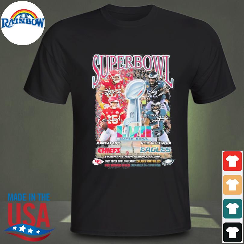 Super Bowl LVII T-Shirt Philadelphia Eagles Vs Kansas City Chiefs - Bring  Your Ideas, Thoughts And Imaginations Into Reality Today