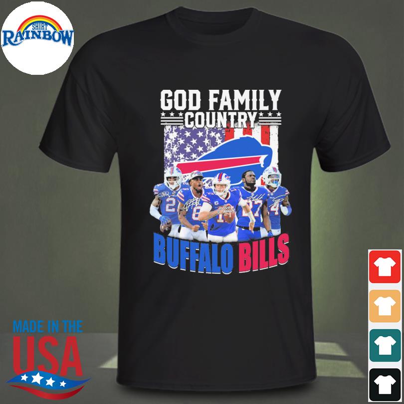 Premium God first family second then Buffalo Bills 2023 American