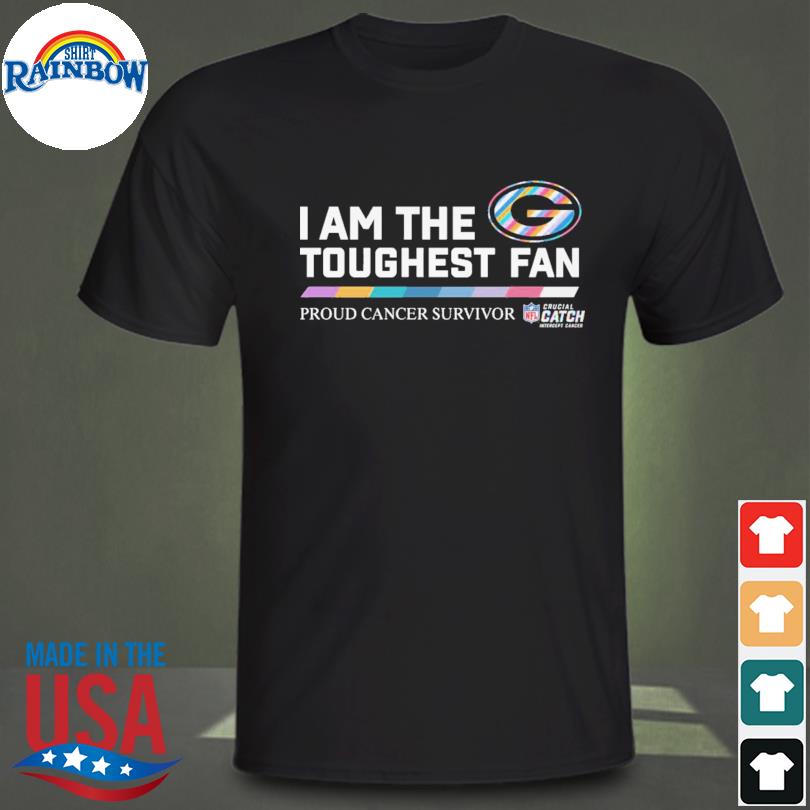 Green Bay Packers Crucial Catch Intercept Cancer Fight Like A Packers  T-shirt